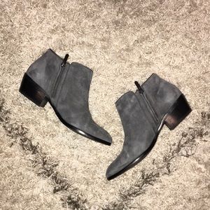Sam Edelman gray ankle booties